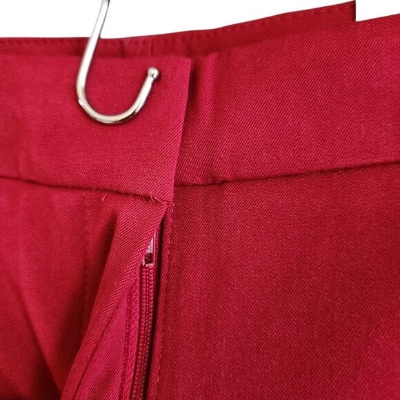 Chico's Pants Women's Red 16 (3) So Slimming Trouser Pockets NEW Career Office - Picture 5 of 11